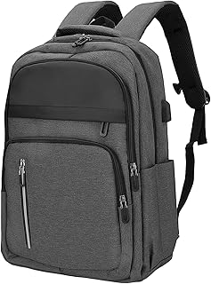 Men Women Laptop Backpack Business Travel TSA Waterproof Anti Theft College Computer Bag with USB Charging Port