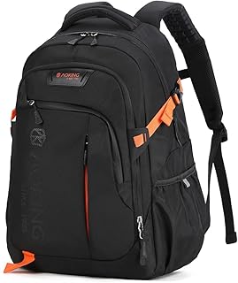 AOPMGOE Extra Large Laptop Backpack,17.3 inch Anti Theft ZipperTravel with Prevent hunchback Computer Bag