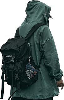 Travel Laptop Backpack Techwear Streetwear Anti Theft Slim Daypack Computer Bag Durable & Fits 15 Inch Laptop