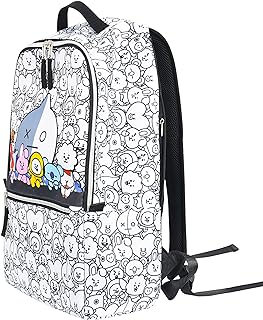 BT21 LINE FRIENDS 12 Inch Sleeve Laptop Backpack, Padded Computer Travel Bag, Multi, One Size, Multi, One Size, Bt21 Line Friends 12 Inch Sleeve Laptop Backpack, Padded Computer Travel Bag