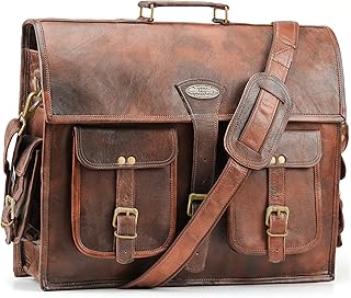 Leather Messenger Bags For Men & Women Men's Briefcase Best Computer Satchel Bag Laptop Bag
