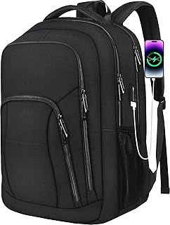 BOOEUDI Travel Large Laptop Backpack, TSA Friendly 17 Inch Laptop Backpack