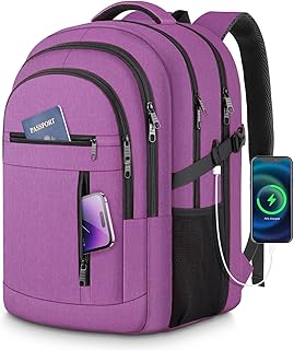 Aslotech Extra Large Travel Backpack, 17 inch Laptop Backpack for Men Women with USB Charging Port