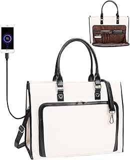 Laptop Tote Bag for Women 17.3 inch Laptop Bag Professional Business Office Work Bag Briefcase Computer Tote Bag