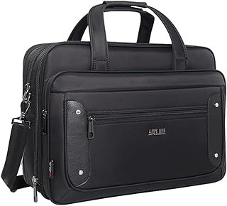 Large Briefcases For Men Canvas Tote Bag Laptop Case Computer Bag Work Bags Business Mens Bag Office Carrying Cases
