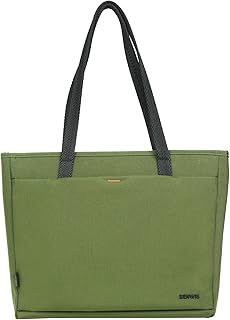 Laptop Tote Bag Tablet Shoulder Bag Carrying Case 16 inch Laptop Computer Case Work Bags Large Tote Bags for women Teacher Bag Handbags for Women & Men Compatible with Macbook Pro16 Green 15L,