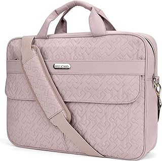 HXLGMD Laptop Bag 15.6 Inch Protective Laptop Shoulder Bag Computer Carrying Case Laptop Messenger Office Bag with Strap