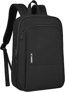 Meer Laptop Backpack for Men and Women, 15.6-inch Computer Backpack, Large Capacity Travel Backpack for Office Work School (Black), Black, 29.5×13×42cm, Stylish Business Unisex Laptop Backpack
