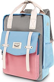 College Backpack for Women Cute Vintage Travel Bag Aesthetic Laptop Backpack 15.6 Inch Waterproof Computer Work