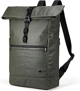 HIMZ WORRIOR Rolltop Backpack Casual Laptop Backpacks for Men Adults Heavy Duty