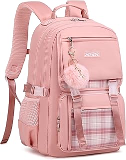 YOJOY Girls Backpacks 15.6 Inch Laptop School Bag Backpack for Kids Toddler Girl Preschool Bookbags Elementary Travel Daypack