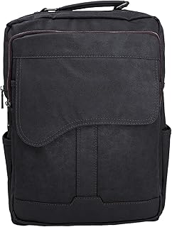 Vegan Leather Business Computer Backpack, Casual Travel Backpack Large Capacity Short-distance Travel Bag