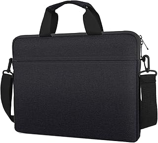 jooeer Laptop Case Shoulder Bag for Laptop Computer, Protective Polyester Computer Case Portable Bag Briefcase with Handle
