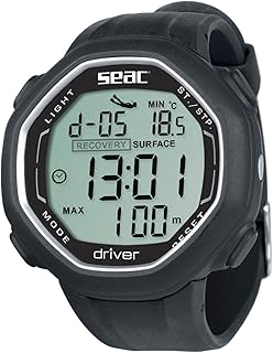 SEAC Driver, Wrist-Mount Freediving Computer with Data Download System, one Size