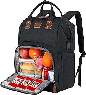 Lunch Backpack, Travel Laptop Backpack for Women Men
