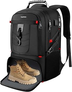 Laptop Backpack with Shoe Compartment for Travel Business Gym,School Bag for College Bookbag