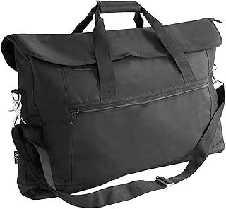 VIVO Carrying Case for up to 24 inch Computer Monitors, Padded Travel Bag with Front Accessory Pocket, Removable Shoulder Strap, Water-Resistant Nylon, Bag Only, Black, CASE-MT02