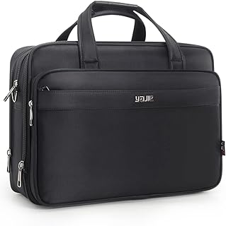 Large Briefcases For Men Canvas Tote Bag Laptop Case Computer Bag Business Work Bag Office