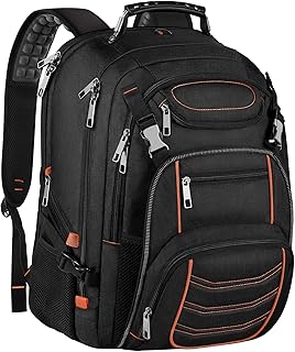 18.4 Inch Laptop Backpack, Extra Large Travel Backpack Big Capacity Heavy Duty Computer Bag Durable College School Bookbag