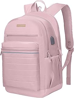 KEOFID Anti-theft travel backpack with USB charging port for men and women, casual backpack for college