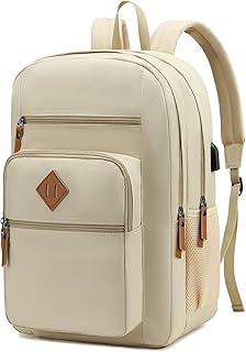 Laptop Backpack for Work, College, Travel, Daily Backpacks for Men Women, Computer Bag Fits 15.6 Inch Notebook