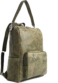 Top Grain Leather Backpack For Women - 15" Laptop Shoulder Bag - Designer Backpacks - Womens Travel Computer Purse