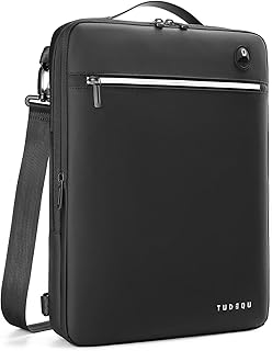 Laptop Bag 15.6 Inch with Strap,Slim Laptop Sleeve,Laptop Case, Computer Bag, Black