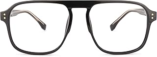 Zeelool Retro TR90 Oversized Aviator Blue Light Blocking Glasses Computer Video Game for Women Men Willow TT217878