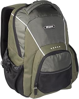 Targus Incognito Backpack Case Designed for 15.4 Inch Laptops TSB11801US Olive)