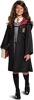 Disguise Harry Potter Hermione Granger Classic Girls Costume, Black & Red, Kids Size Small (4-6x)
