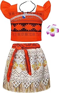 Girls Princess Costume Skirt Sets Birthday Party Dress up Toddler Kids Christmas Cosplay Outfits with Accessories