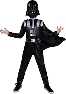 STAR WARS Boys Darth Vader Costume, Kids Halloween Costume, Child - Officially Licensed Large