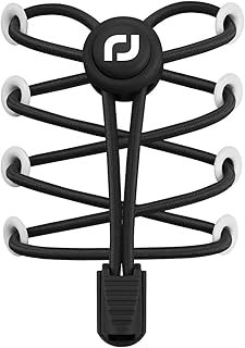 RJ-Sport Tieless Elastic Shoe Laces - Heavy Duty No Tie Shoelaces for Kids and Adult with Strong Lock and Speed Shoestrings