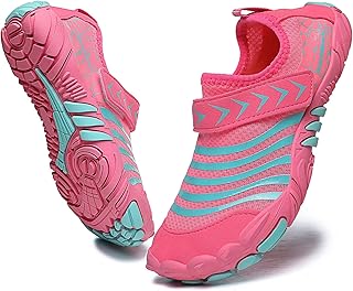 Kids Water Shoes Boys Girls Barefoot Aqua Socks Outdoor Indoor Quick Dry Sandals Lightweight Slip On Walking Sneakers for Beach Pool Swim (Little Kid/Big Kid)