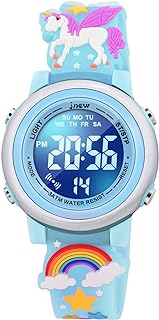 VAPCUFF 3D Cartoon Waterproof Watches for Girls with Alarm - Best Toys Gifts for Girls Age 3-10
