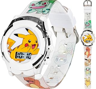 Accutime Kids Pokemon Digital LCD Quartz Watch for Boys, Girls, and Adults All Ages