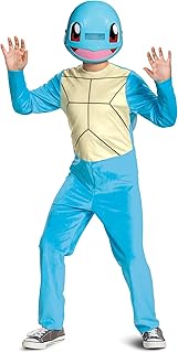 Pokemon Kids Squirtle Costume, Children's Classic Character Outfit, Child Size Small (4-6) Blue