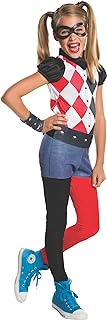 Rubie's Costume Kids DC Superhero Girls Harley Quinn Costume, Large