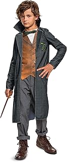 Newt Scamander Costume for Kids, Deluxe Fantastic Beasts Boys Outfit, Children Size Large (10-12)