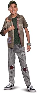 Zed Zombies Costume, Disney Zombies-2 Character Outfit, Kids Movie Inspired Shirt, Pants and Z-Band, Classic Child Size Small (4-6) Green