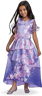Isabella Encanto Costume, Official Disney Isabella Encanto Dress for Girls, Kids Size (4-6x)