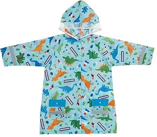 Skater RACO1 Kids' Raincoat, Dinosaurus, Dinosaurus, Boys, Suitable Height 43.3-49.2 inches (110-125 cm)