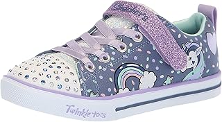 Unisex-Child Sparkle Lite-Unicorn Craze Sneaker