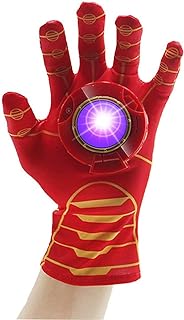 Luminous Voice Toy Glove, Family Party Cosplay in School Outdoor Games for Kids Sound and Light Device Elastic and Breathable with Gravity Sensing in a Box (Left Hand)