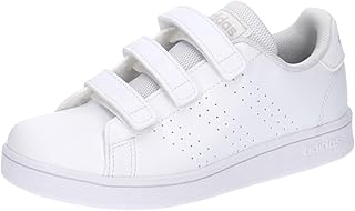 LKK20 Kids' Advan Court Sneakers, Lifestyle, Velcro Hook, Boys, Girls, 6.7-8.5 inches (17-21.5 cm)