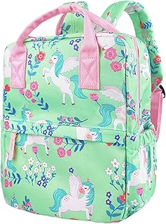 Cute Preschool Backpack Toddler School Book Bag for Girls Boys Kids Kindergarten Nursery Travel Bag with Chest Strap