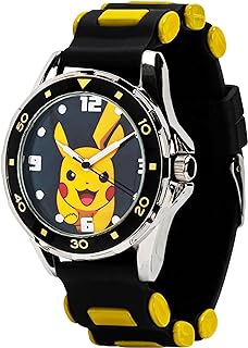 Kids Pokemon Pikachu Analog Quartz Watch for Boys, Girls, and Adults All Ages