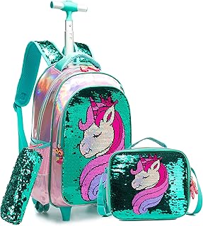 Gilrs Rolling Backpack with Wheels Backpacks for Girls for School
