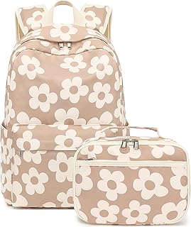 Backpack for Girls Kids Preschool Backpack with Lunch Box Kindergarten Bookbag Toddler School Bags Set