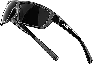 ATTCL Polarized Wrap Sunglasses For Men - Fishing Sports Glasses UV Protection